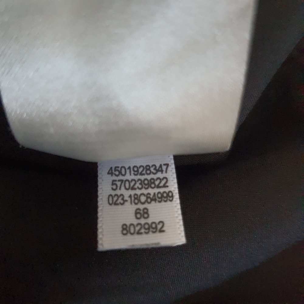 Chico's Blazer Jacket Black White Floral Business Casual Womens Sz 1 (8/10) - Picture 9 of 11